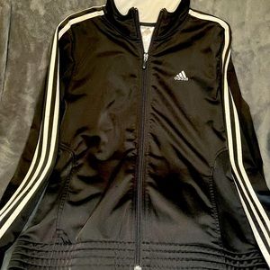 Adidas Women's Primegreen Essentials Warm-Up Slim 3-Stripes Track Jacket Size M